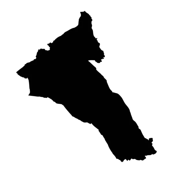 Cynon Vadisi Haritası Galler Bölgesi Vektör Illüstrasyonu — Stok Vektör