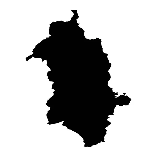 Mapa Glyndwr Distrito Gales Ilustración Vectorial — Vector de stock