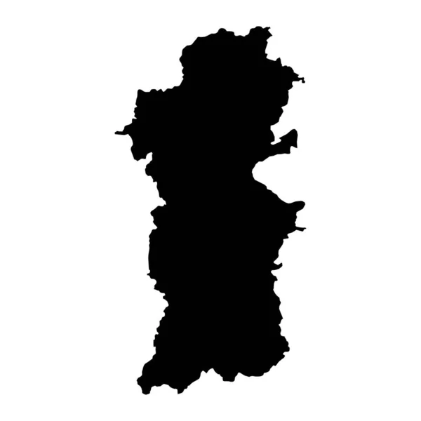 Κομητεία Powys Ουαλία Εικονογράφηση Διανύσματος — Διανυσματικό Αρχείο