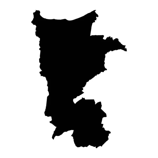 Карта Колвіна Район Уельсу Приклад Вектора — стоковий вектор
