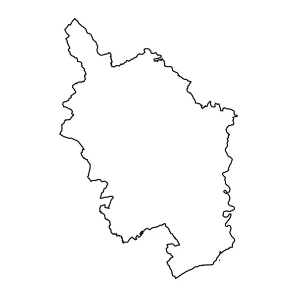 Karte Des Bezirks Monmouth Bezirk Von Wales Vektorillustration — Stockvektor