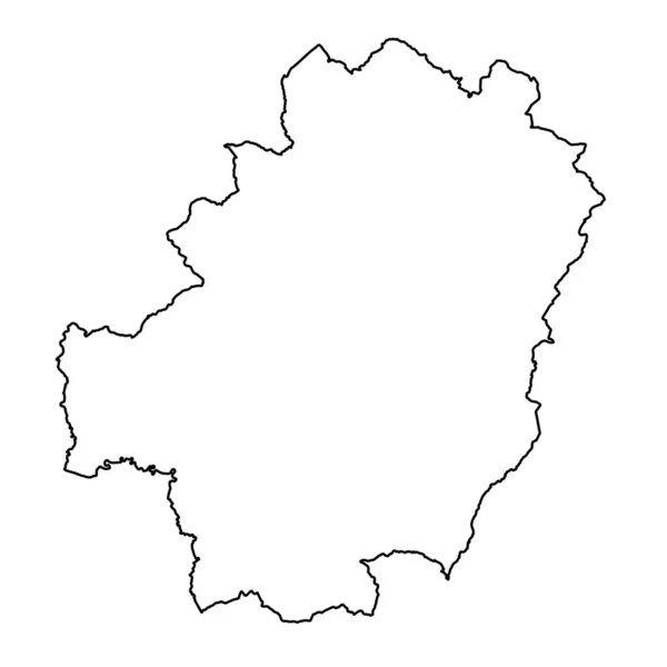 Distrikt Dinefwr Karte Distrikt Von Wales Vektorillustration — Stockvektor