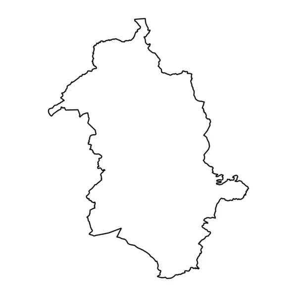 Mapa Glyndwr Distrito Gales Ilustração Vetorial —  Vetores de Stock