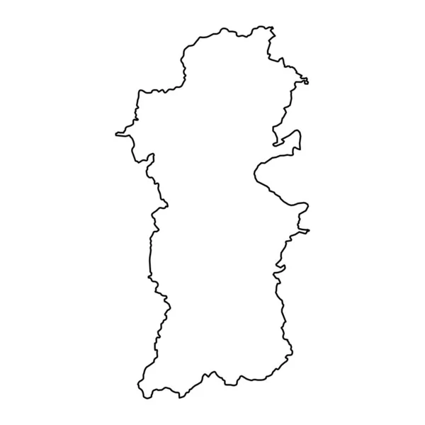 Comté Powys Pays Galles Illustration Vectorielle — Image vectorielle