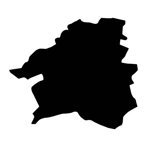 Carte West Lothian Zone Conseil Écosse Illustration Vectorielle — Image vectorielle