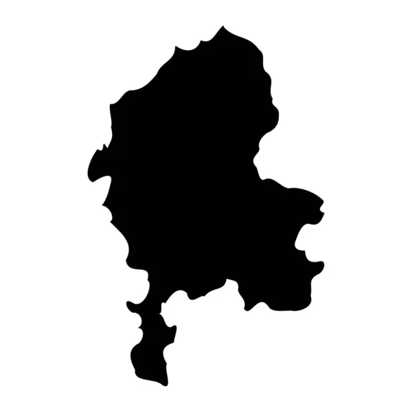 Χάρτης Στάφφορντσαϊρ Κομητεία Της Αγγλίας Εικονογράφηση Διανύσματος — Διανυσματικό Αρχείο