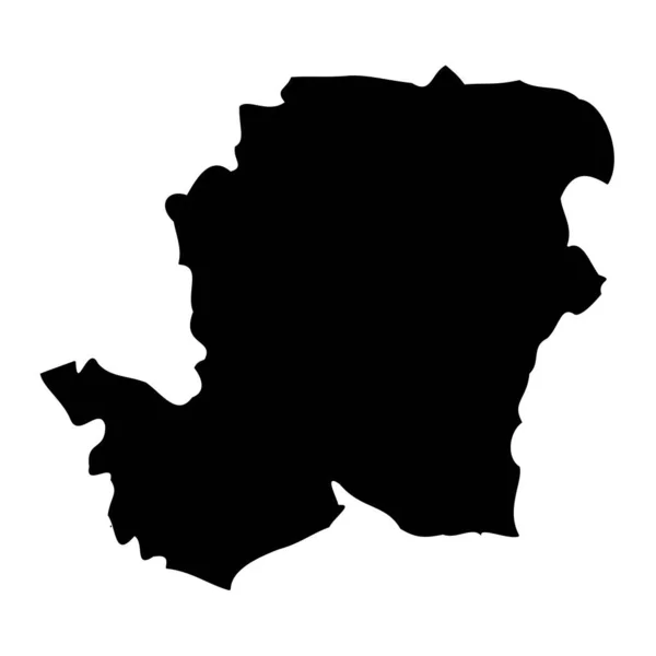 Mapa Hampshire Condado Cerimonial Inglaterra Ilustração Vetorial — Vetor de Stock