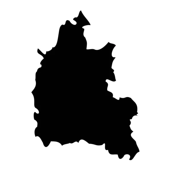 牛津郡地图 英格兰的礼仪郡 矢量说明 — 图库矢量图片