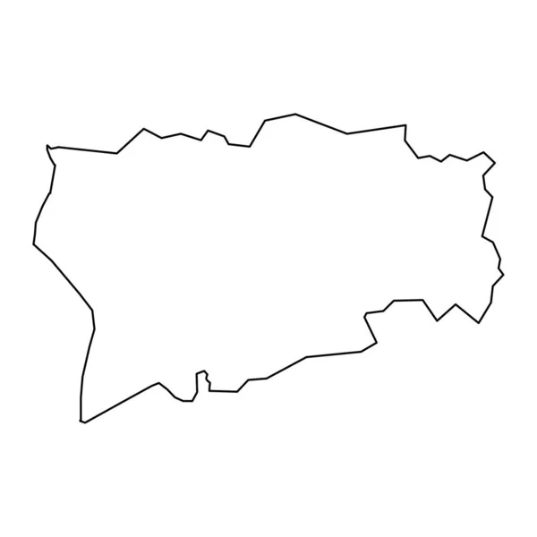 Mapa Antrim Newtownabbey Distrito Administrativo Irlanda Del Norte Ilustración Vectorial — Vector de stock