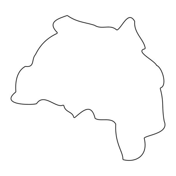 Mapa Tyne Wear Condado Cerimonial Inglaterra Ilustração Vetorial — Vetor de Stock