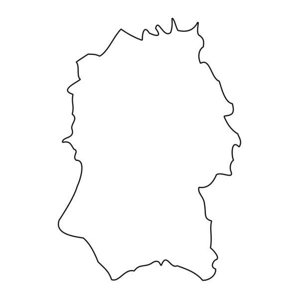 Карта Вілтшира Церемоніальне Графство Англія Приклад Вектора — стоковий вектор