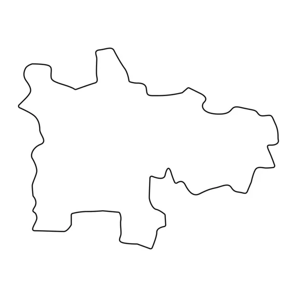 Карта Глазго Район Ради Шотландії Приклад Вектора — стоковий вектор