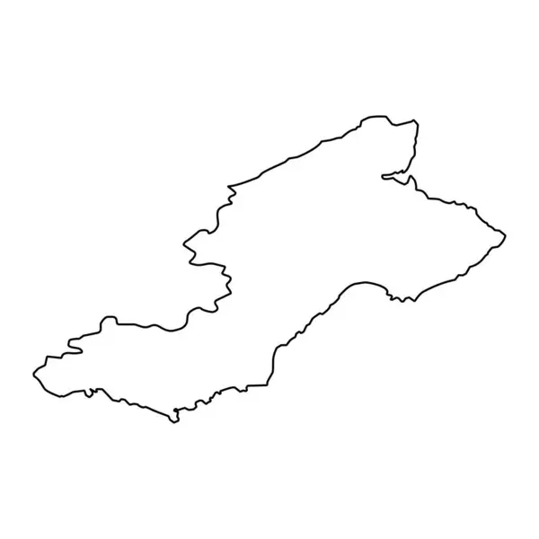 Файф Мапа Районна Рада Шотландії Приклад Вектора — стоковий вектор