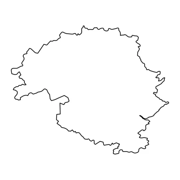 Карта Перта Кінросса Район Ради Шотландії Приклад Вектора — стоковий вектор