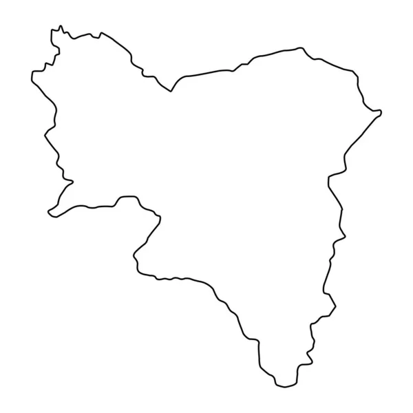 Χάρτης South Lanarkshire Περιοχή Του Συμβουλίου Της Σκωτίας Εικονογράφηση Διανύσματος — Διανυσματικό Αρχείο