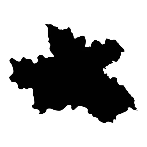 Região Hradec Kralove Unidade Administrativa República Checa Ilustração Vetorial — Vetor de Stock