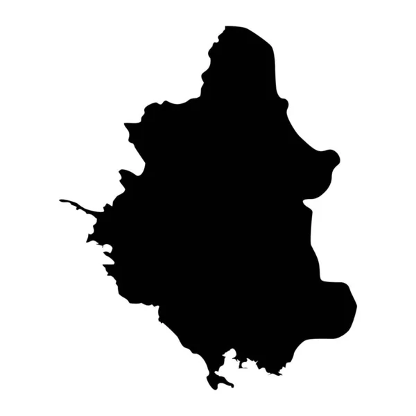 Epirus Bölgesi Haritası Yunanistan Idari Bölgesi Vektör Illüstrasyonu — Stok Vektör