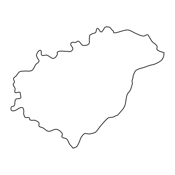 Região Zlin Unidade Administrativa República Checa Ilustração Vetorial — Vetor de Stock