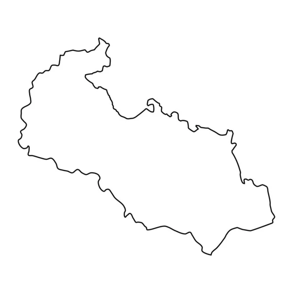 Moravie Unité Administrative Région Silésienne République Tchèque Illustration Vectorielle — Image vectorielle
