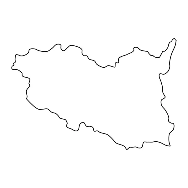 Región Pardubice Unidad Administrativa República Checa Ilustración Vectorial — Archivo Imágenes Vectoriales