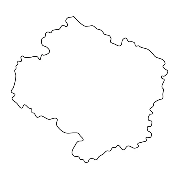 Vysocina Region Administrative Unit Czech Republic Vector Illustration — Stock Vector