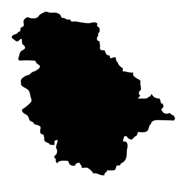 Jammu Kasjmir Regio Kaart Administratieve Divisie Van India Vectorillustratie — Stockvector