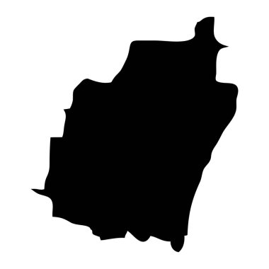 Manipur eyalet haritası, Hindistan 'ın idari bölümü. Vektör illüstrasyonu.