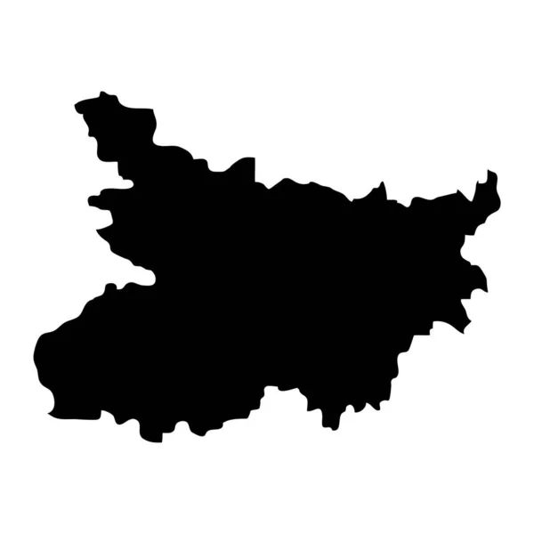Mapa Estatal Bihar División Administrativa India Ilustración Vectorial — Vector de stock