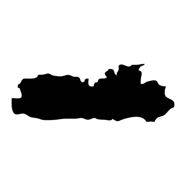 Meghalaya邦地图 印度行政区划 矢量说明 — 图库矢量图片