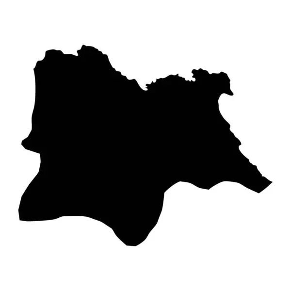 Kirklareli Provincia Mapa Divisiones Administrativas Turquía Ilustración Vectorial — Vector de stock
