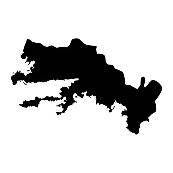 ムグラ州地図 トルコの行政区画 ベクターイラスト — ストックベクタ
