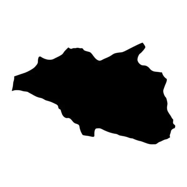 Carte Province Cankiri Divisions Administratives Turquie Illustration Vectorielle — Image vectorielle