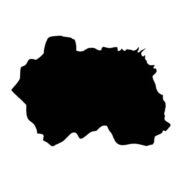 エスキシェヒル州地図 トルコの行政区画 ベクターイラスト — ストックベクタ