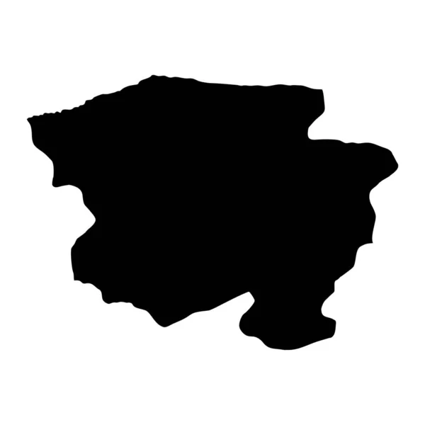 カスタモン州地図 トルコの行政区画 ベクターイラスト — ストックベクタ