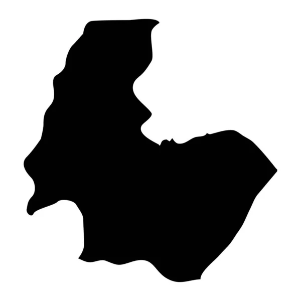 オスマニエ州地図 トルコの行政区画 ベクターイラスト — ストックベクタ