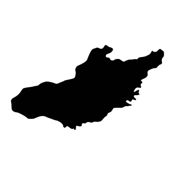 Adiyaman Province Map Administrative Divisions Turkey Vector Illustration — Stock Vector
