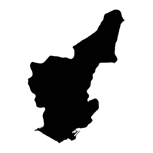 阿达纳省地图 土耳其行政区划 矢量说明 — 图库矢量图片