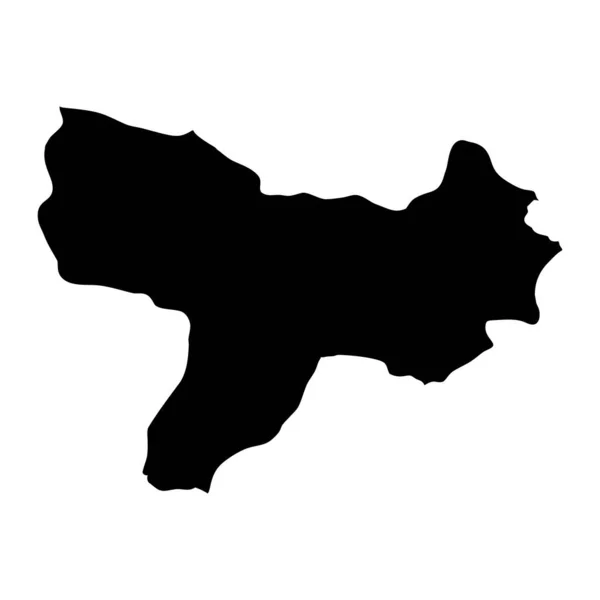 Mapa Província Amasya Divisões Administrativas Turquia Ilustração Vetorial — Vetor de Stock