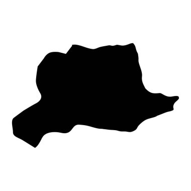 Bayburt ilçe haritası, Türkiye 'nin idari bölümleri. Vektör illüstrasyonu.