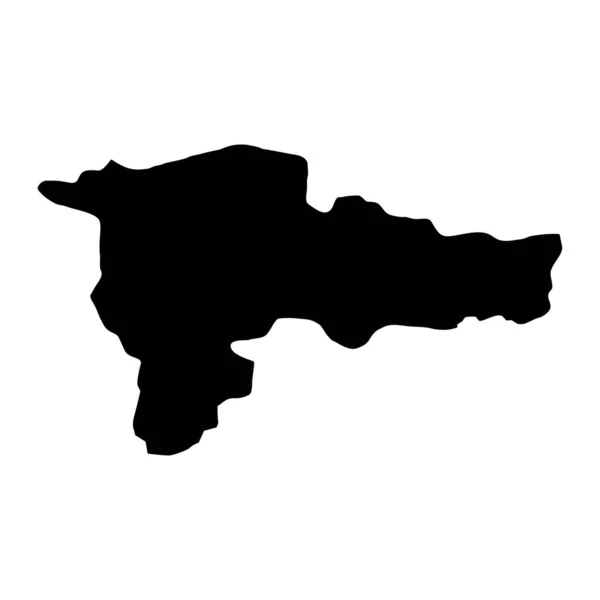 Карта Провінції Агрі Адміністративний Поділ Туреччини Приклад Вектора — стоковий вектор