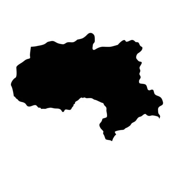 Karte Der Provinz Hakkari Verwaltungseinheit Der Türkei Vektorillustration — Stockvektor