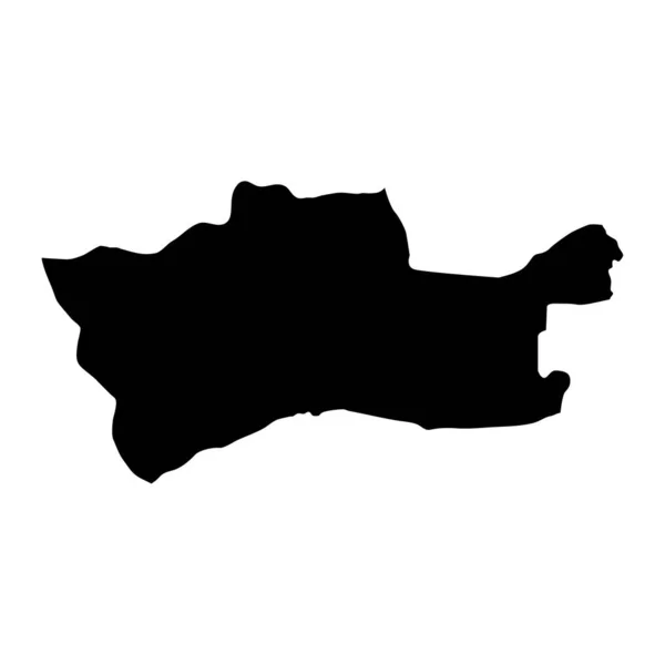 マルディン州地図 トルコの行政区画 ベクターイラスト — ストックベクタ