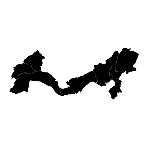 地中海区域图 土耳其行政区划 矢量说明 — 图库矢量图片