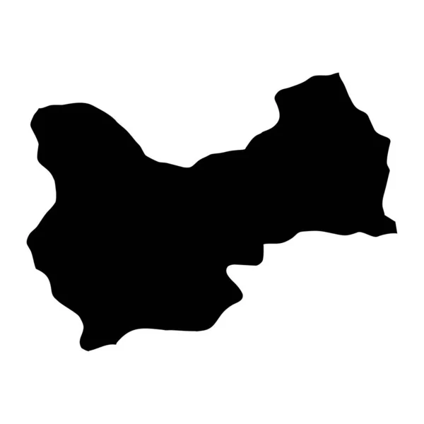 穆斯省地图 土耳其行政区划 矢量说明 — 图库矢量图片