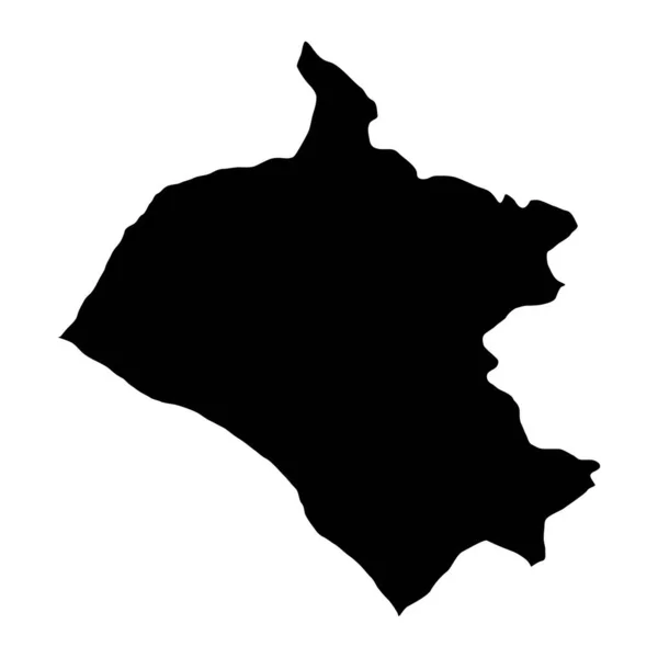 Mappa Lambayeque Regione Perù Illustrazione Vettoriale — Vettoriale Stock