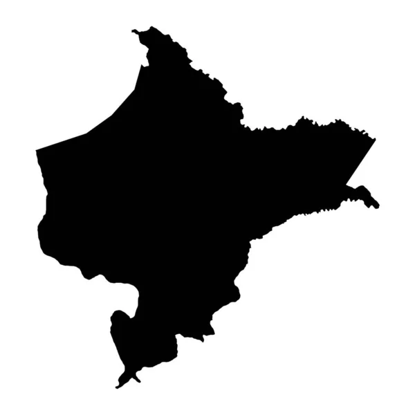 Mappa Loreto Regione Perù Illustrazione Vettoriale — Vettoriale Stock
