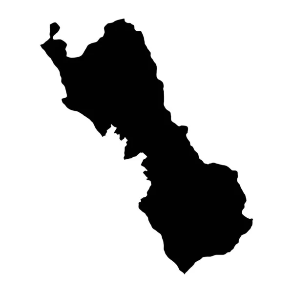 Lima Haritası Peru Bölgesi Vektör Llüstrasyonu — Stok Vektör