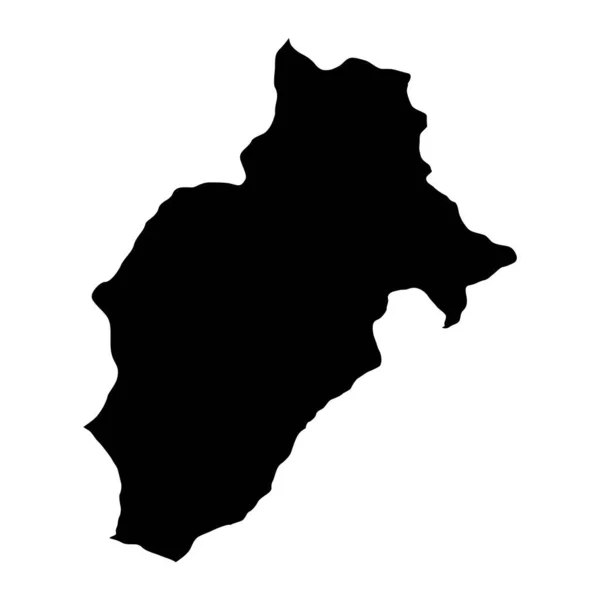 Χάρτης Moquegua Περιοχή Στο Περού Εικονογράφηση Διανύσματος — Διανυσματικό Αρχείο