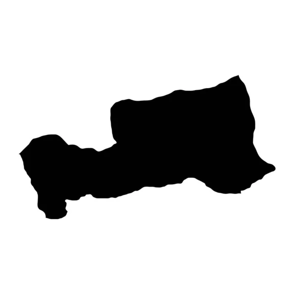Χάρτης Pasco Περιοχή Περού Εικονογράφηση Διανύσματος — Διανυσματικό Αρχείο