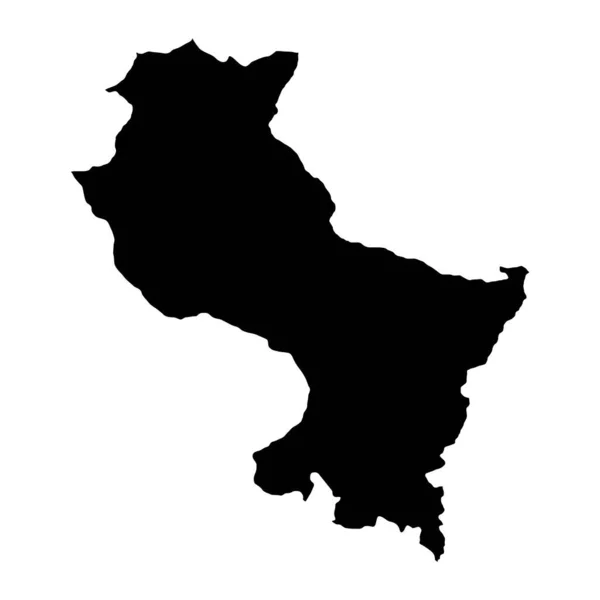페루의 쿠스코 지도입니다 사기적 — 스톡 벡터